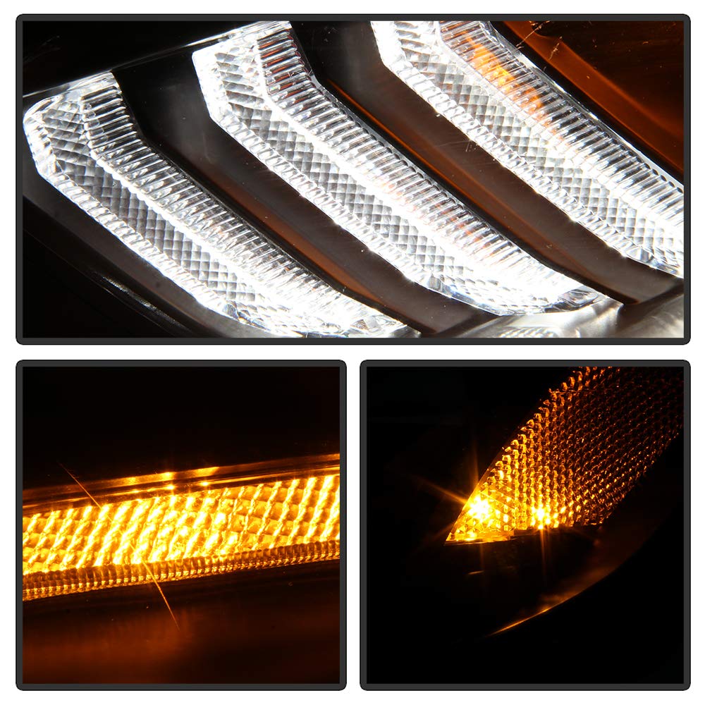 ACANII - For [Halogen Model] 2007-2012 GMC Acadia Black LED Tube